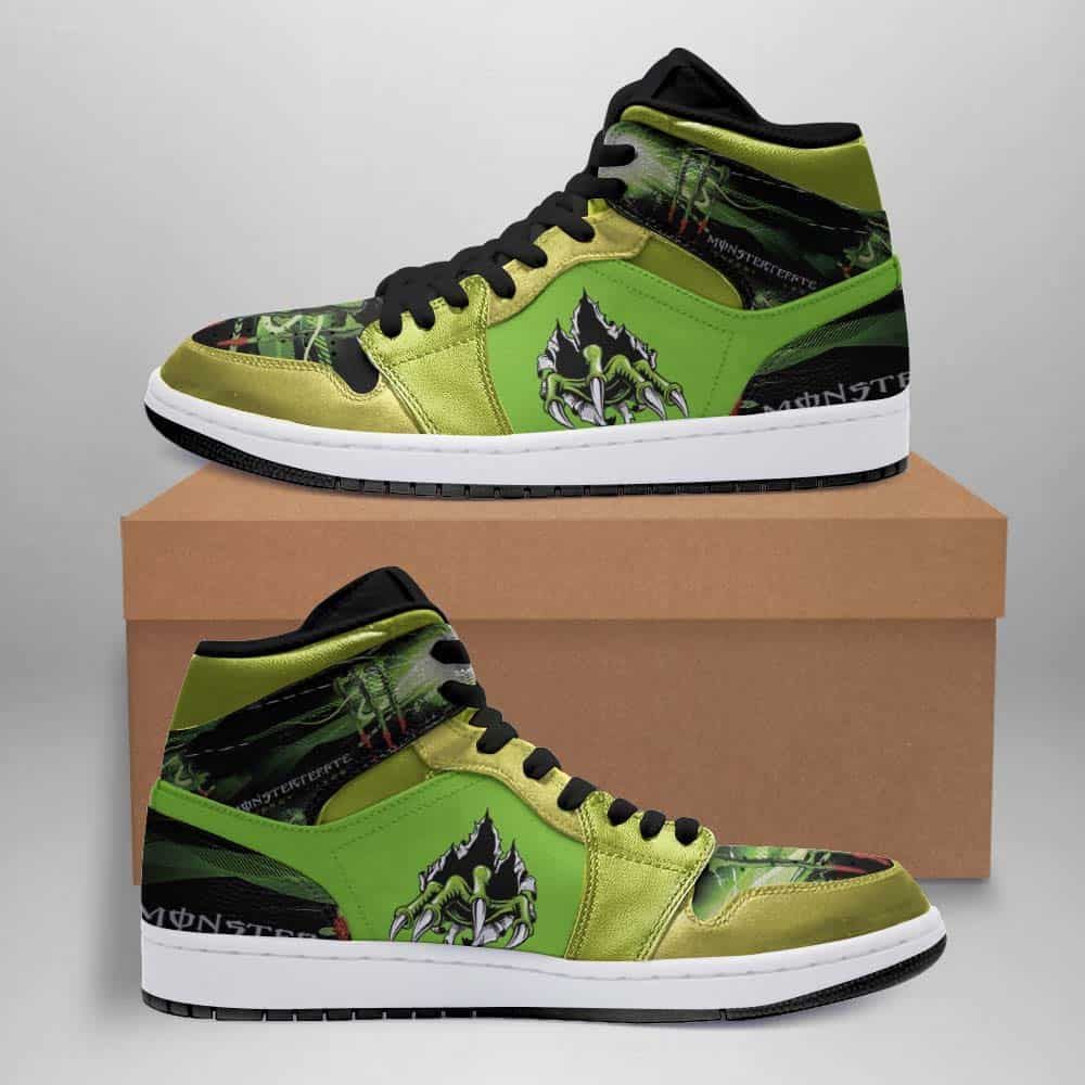 Monster Energy 04 Air Jordan 1 Sport Custom Sneakers JDH0873 – Choose ...