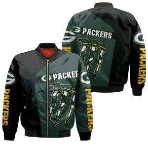 Monster Energy Green Bay Packers Bomber Jacket