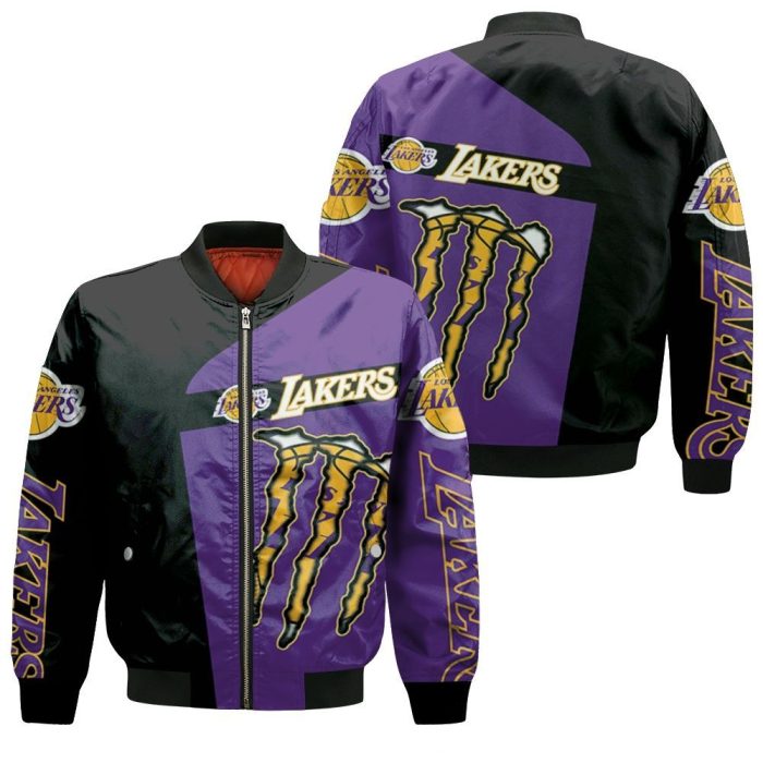 Monster Energy Los Angeles Lakers Bomber Jacket