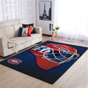 Montreal Canadiens NHL Team Logo Style Nice Gift Home Decor Rectangle Area Rug