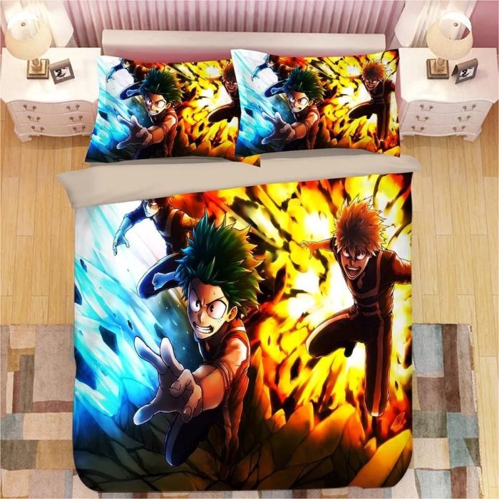 My Hero Academia Deku Midoriya Izuku #24 Duvet Cover Pillowcase Bedding Set Home Decor