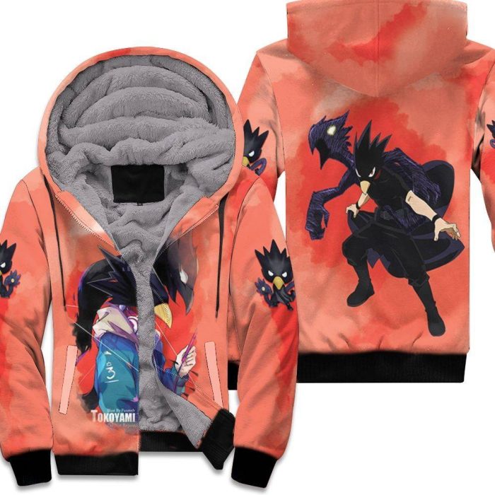 My Hero Academia Fumikage Tokoyami Crow For Fan Unisex Fleece Hoodie