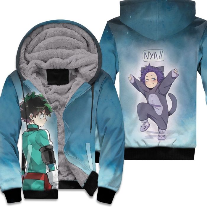 My Hero Academia Midoriya Izuku In Fight Suit For Fan Unisex Fleece Hoodie