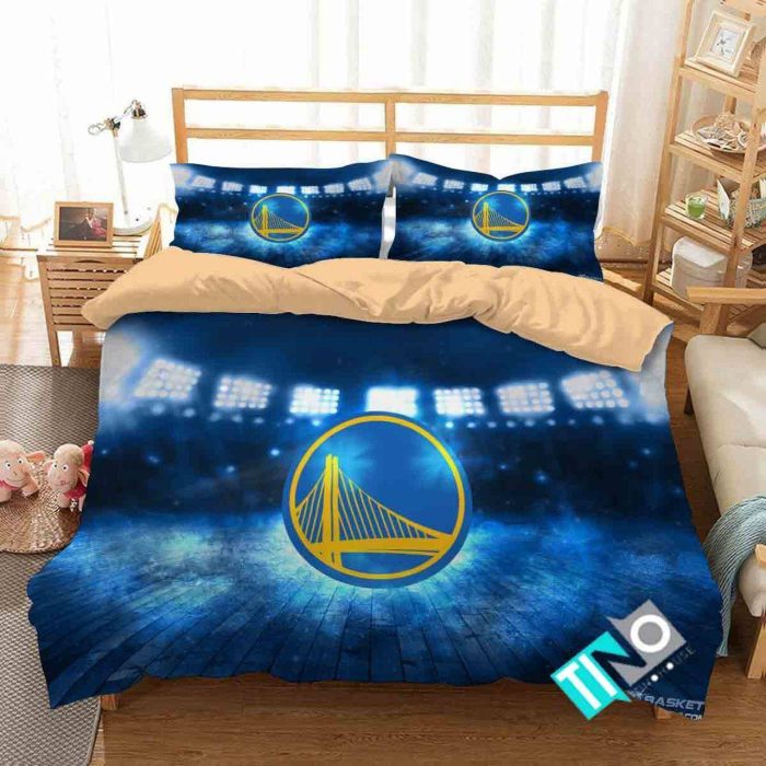 NBA Golden State Warriors 1 Logo 3D Duvet Cover Bedding Sets