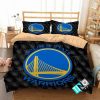 NBA Golden State Warriors 3 Logo 3D Duvet Cover Bedding V