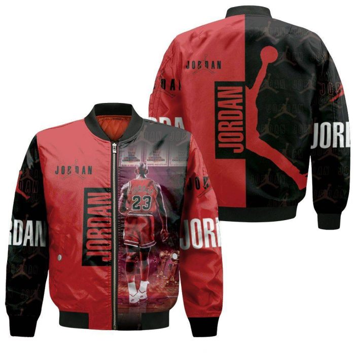 NBA Legend Chicago Bulls Michael Jordan 23 Bomber Jacket