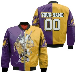 NBA Western Conference Los Angeles Lakers Personalized Bomber Jacket