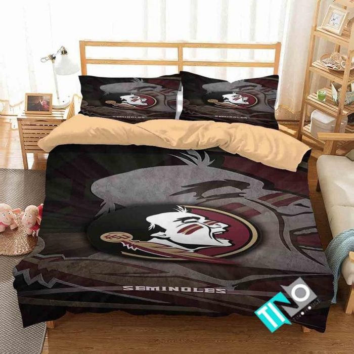 NCAA Florida State Seminoles 1 Logo D 3D Duvet Cover Bedding Sets
