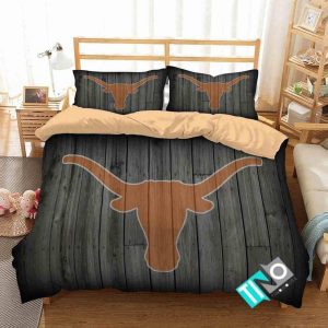 NCAA Texas Longhorns 1 Logo N 3D Duvet Cover Bedding Sets