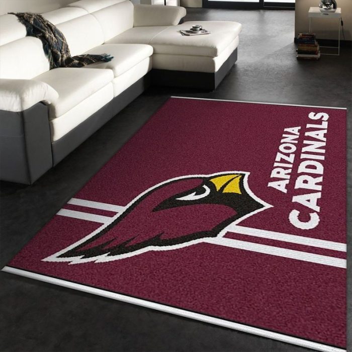 NFL Arizona Cardinals Area Rug Living Room And Bed Room Rug Home Decor Floor Decor