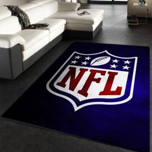 NFL Blue NFL Area Rug Carpet Living Room And Bedroom Rug