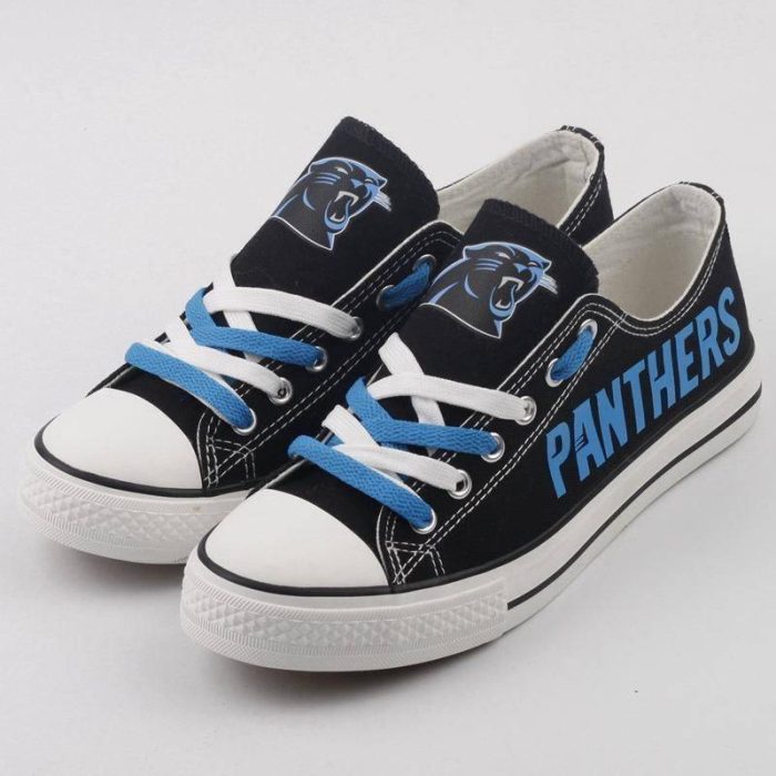 NFL Carolina Panthers Gift For Fans Low Top Custom Canvas Shoes H97