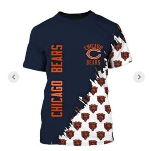NFL Chicago Bears 3 For Fan 3D T Shirt Sweater Zip Hoodie Bomber Jacket