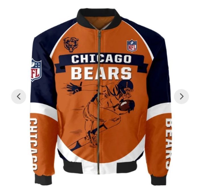 NFL Chicago Bears For Fan 3D T Shirt Sweater Zip Hoodie Bomber Jacket