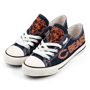 NFL Chicago Bears Gift For Fans Low Top Custom Canvas Shoes H97