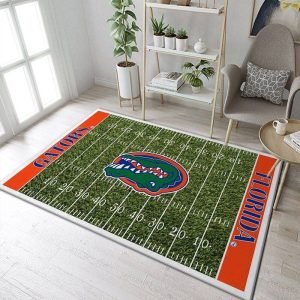 NFL Football Fans Florida Gators Home Field Area Rug Football Home Decor Unisex