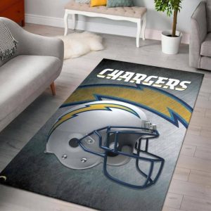 NFL Football Los Angeles Chargers NFL Home Decor Area Rug Rugs For Living Room Rug Home Decor