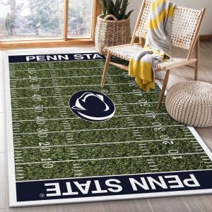 NFL Football Penn State Nittany Lions Home Field Area Rug Home Decor