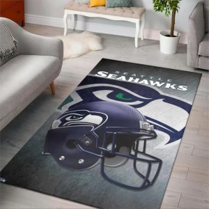 NFL Football Seattle Seahawks Home Decor Area Rug Rugs For Living Room Rug Home Decor