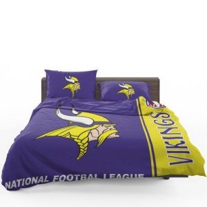 NFL Minnesota Vikings 3D Duvet Cover Bedding Set