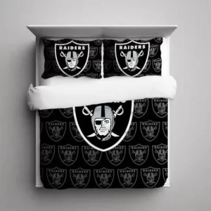 NFL Oakland Raiders 3D Duvet Cover Bedding Set