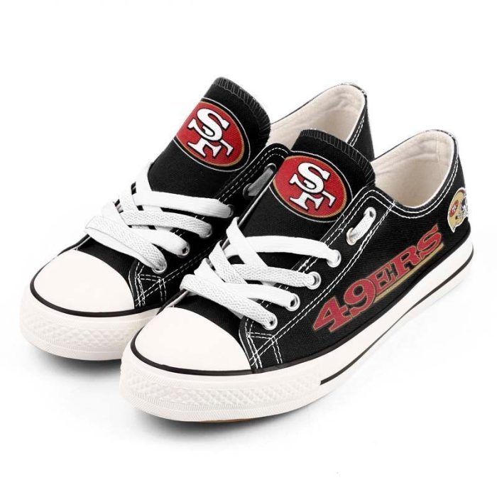 NFL San Francisco 49ers Gift For Fans Low Top Custom Canvas Shoes