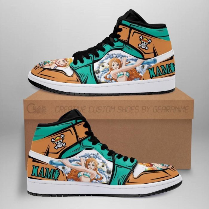 Nami Sneakers Clima Tact Skill One Piece Anime Shoes Fan MN06