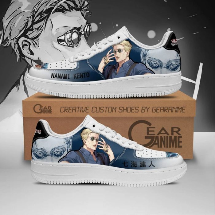 Nanami Kento Jujutsu Kaisen Air Force 1 Sneakers Custom Anime Shoes