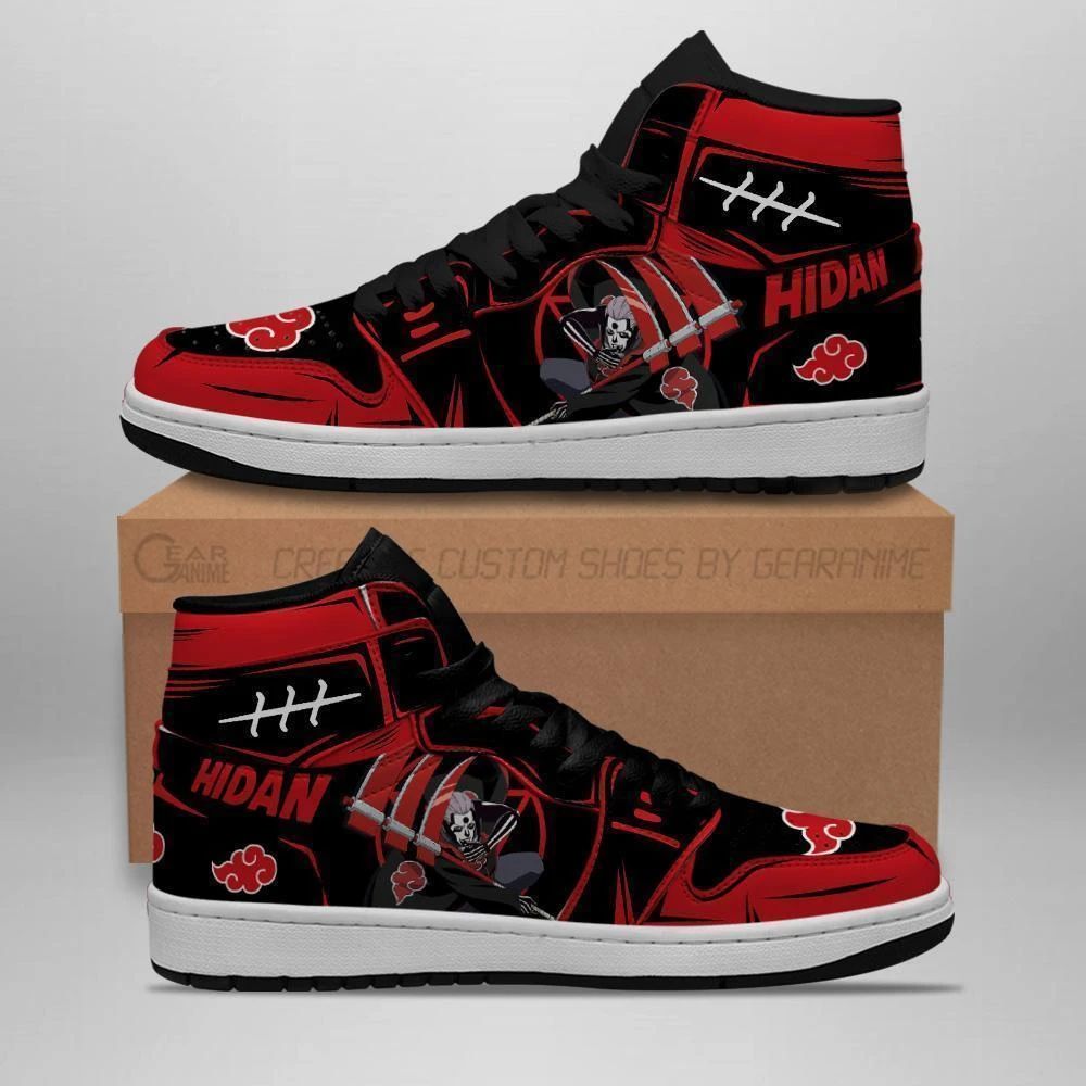 Naruto Hidan Shoes Akatsuki Symbol Costume Anime Sneakers JDH0595 ...