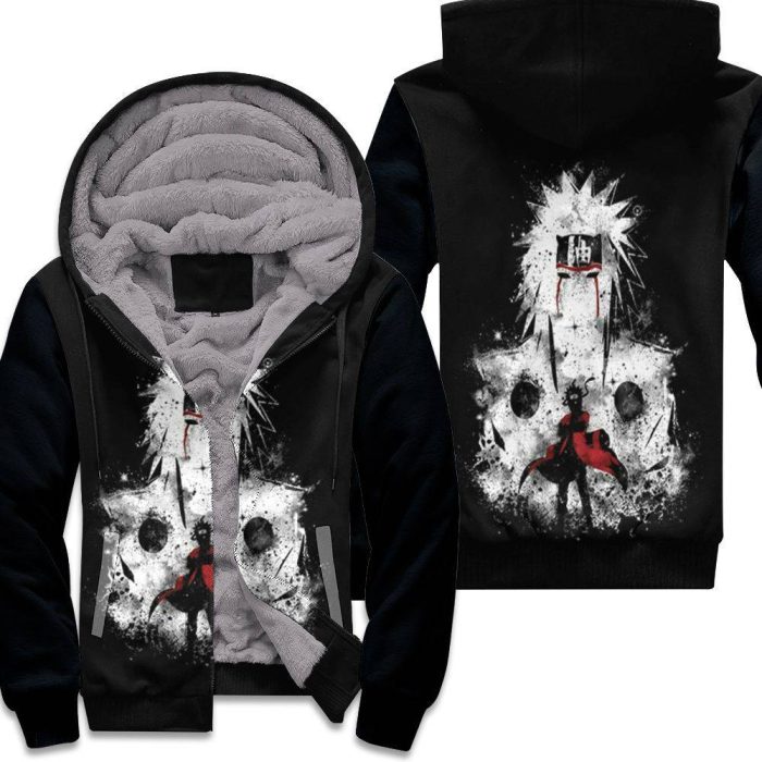 Naruto Jiraiya 3D Unisex Fleece Hoodie