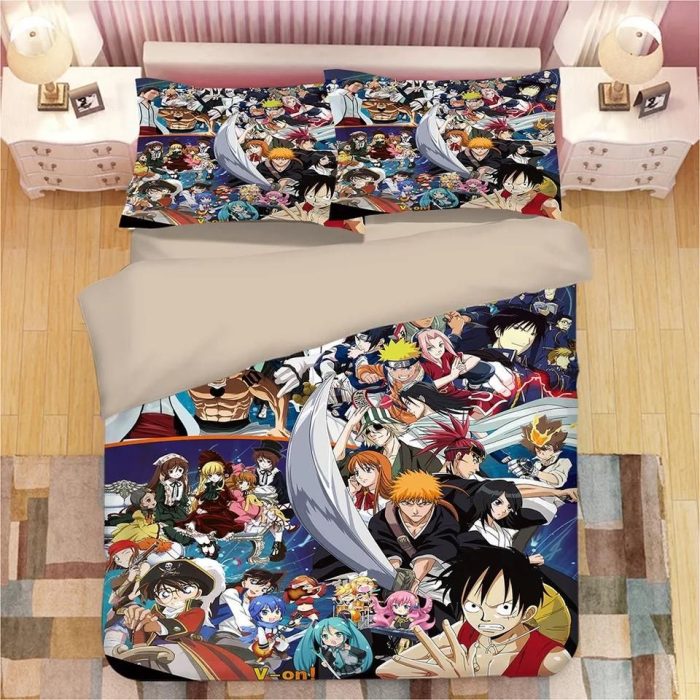 Naruto Uzumaki Naruto #4 Duvet Cover Pillowcase Bedding Set