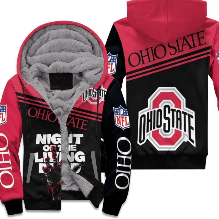 Ncaa Ohio State Buckeyes Night Of The Living Dead Unisex Fleece Hoodie