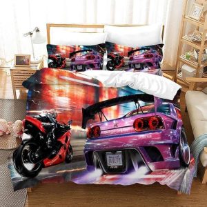Need for Speed #18 Duvet Cover Pillowcase Bedding Set Home Bedroom Decor