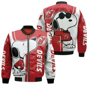 New Devils Snoopy Lover 3D Printed Bomber Jacket