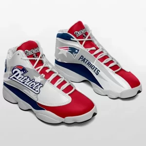 New England Patriots Air Jordan 13 Custom Sneakers Football Team Sneakers