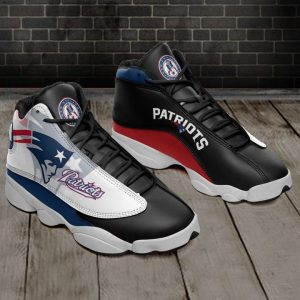New England Patriots Football Jordan 13 Shoes