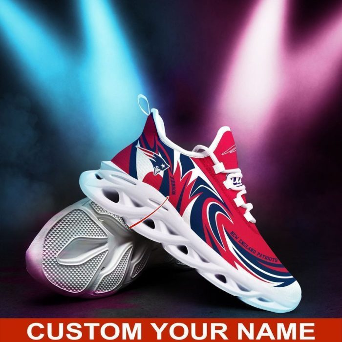New England Patriots Personalized Max Soul Sneakers 397