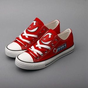 New Jersey Devils NHL Hockey 4 Gift For Fans Low Top Custom Canvas Shoes
