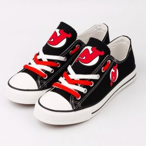 New Jersey Devils NHL Hockey Gift For Fans Low Top Custom Canvas Shoes