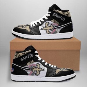 New Orleans Saints 2 Air Jordan 1 Sport Custom Sneakers