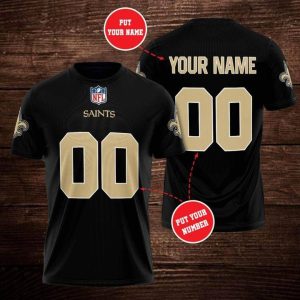 New Orleans Saints 32 Gift For Fan Personalized 3D T Shirt Sweater Zip Hoodie Bomber Jacket