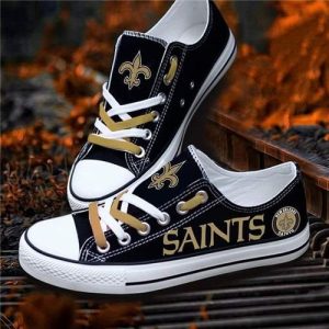 New Orleans Saints NFL Football 1 Gift For Fans Low Top Custom Canvas Shoes