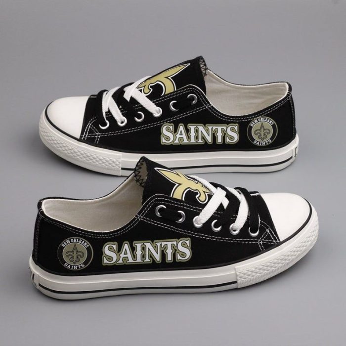 New Orleans Saints NFL Football 4 Gift For Fans Low Top Custom Canvas Shoes