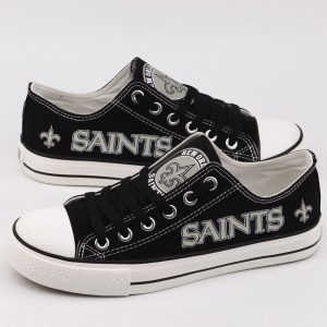 New Orleans Saints NFL Football Gift For Fans Low Top Custom Canvas Shoes