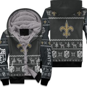 New Orleans Saints Ugly Sweatshirt Christmas 3D Unisex Fleece Hoodie