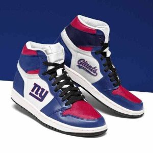 New York Giants 3 NFL Football Air Jordan 1 Sport Custom Sneakers