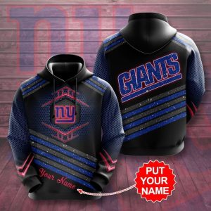 New York Giants 31 Gift For Fan Personalized 3D T Shirt Sweater Zip Hoodie Bomber Jacket