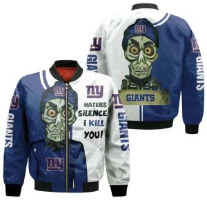 New York Giants Haters I Kill You 3D Bomber Jacket