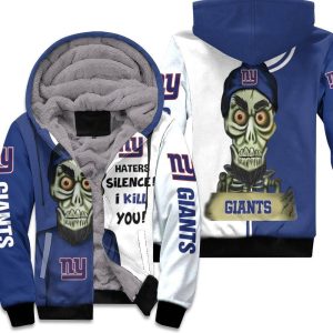 New York Giants Haters I Kill You 3D Unisex Fleece Hoodie