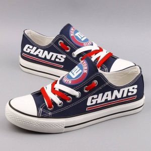 New York Giants NFL Football 5 Gift For Fans Low Top Custom Canvas Shoes
